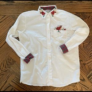 Ugly tacky Christmas sweater blouse